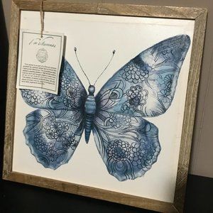 Butterfly On Canvas NWT